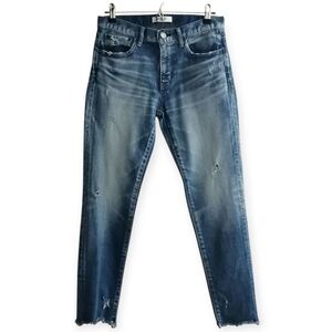 Moussy Vintage Li Howa Skinny Jeans Raw Hem Light Distressing 27